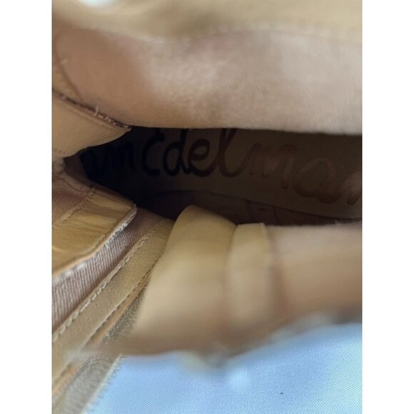 Sam Edelman Nina Snake Print Combat Boots Size 8 Bootie Ankle Zip Close - Picture 9 of 14